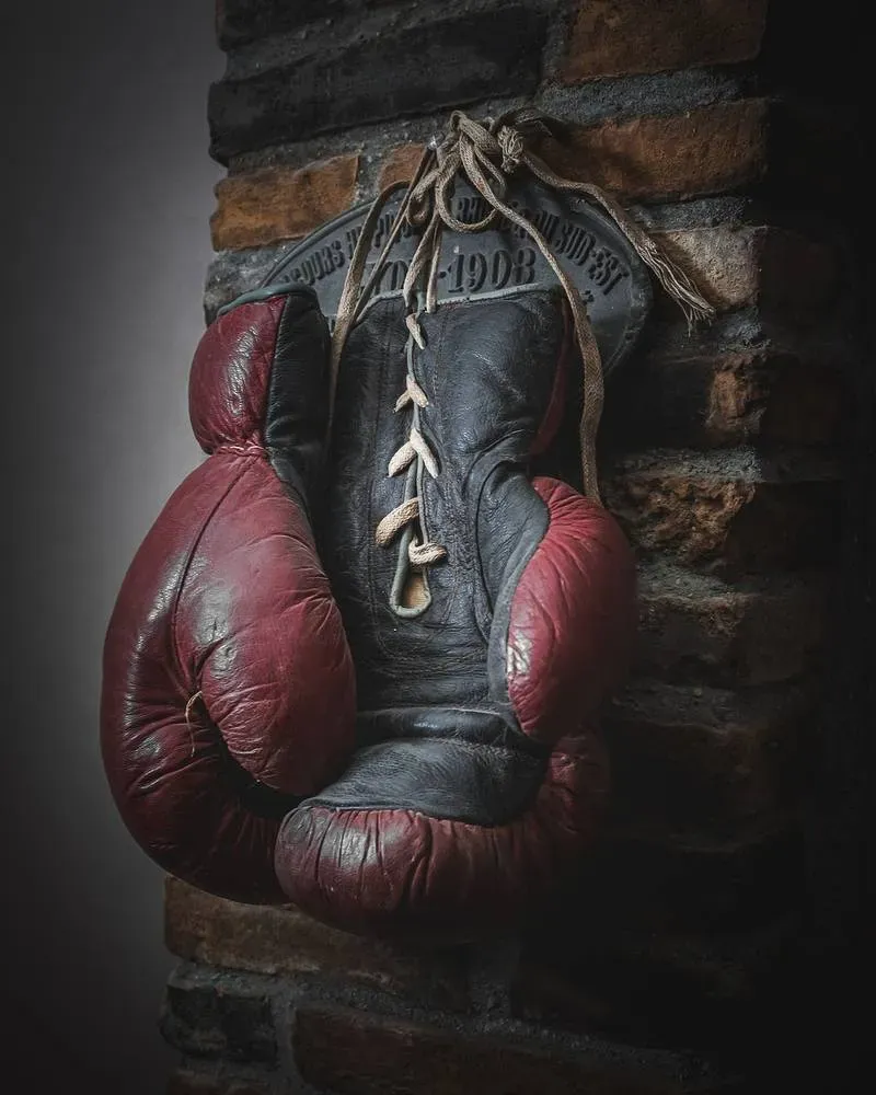 Boxing gloves for Muay Thai training