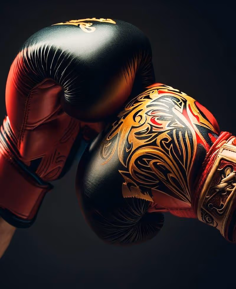 Muay Thai boxing gloves