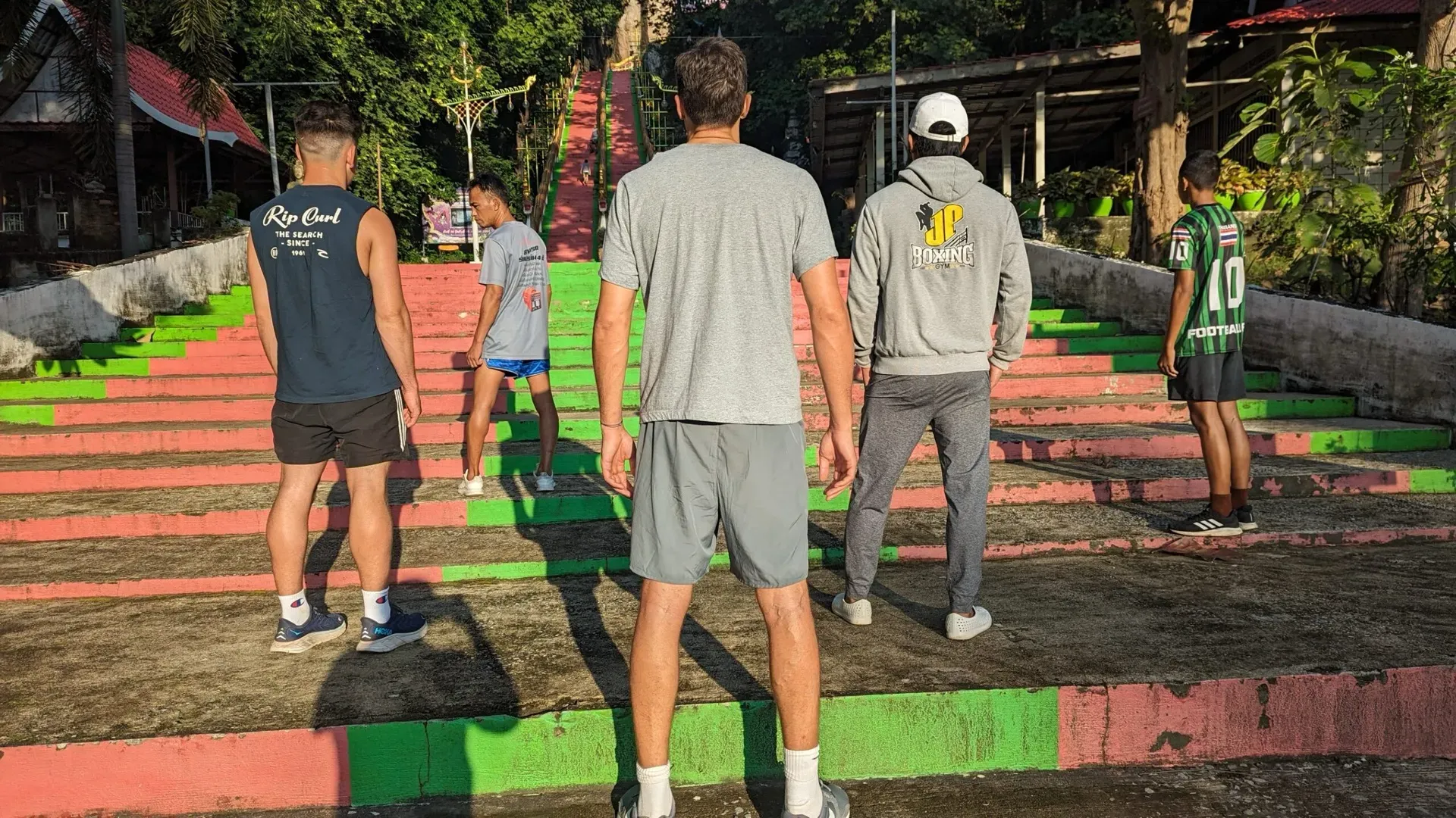 JP Boxing members training together in the gym