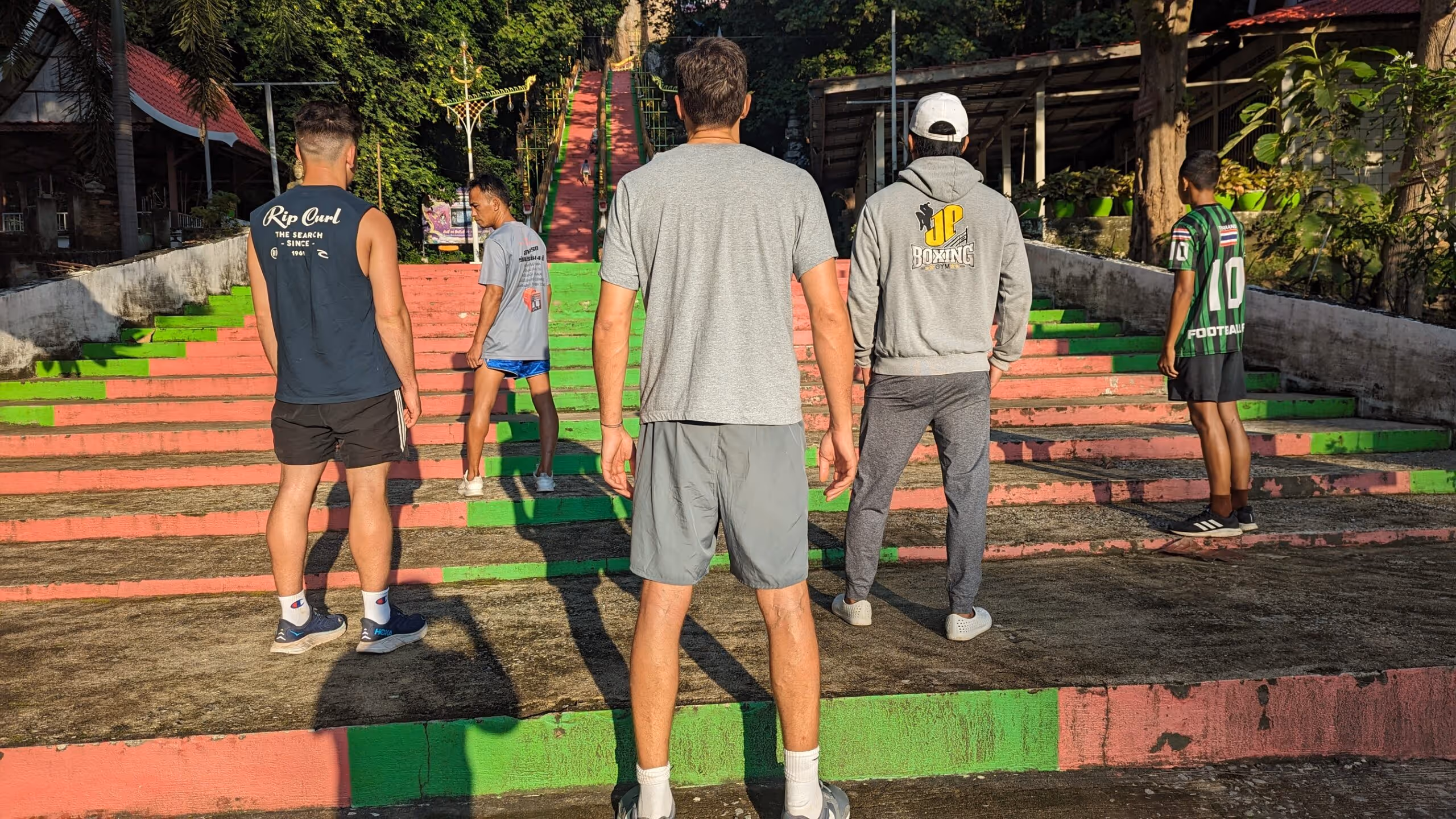 JP Boxing members training together in the gym