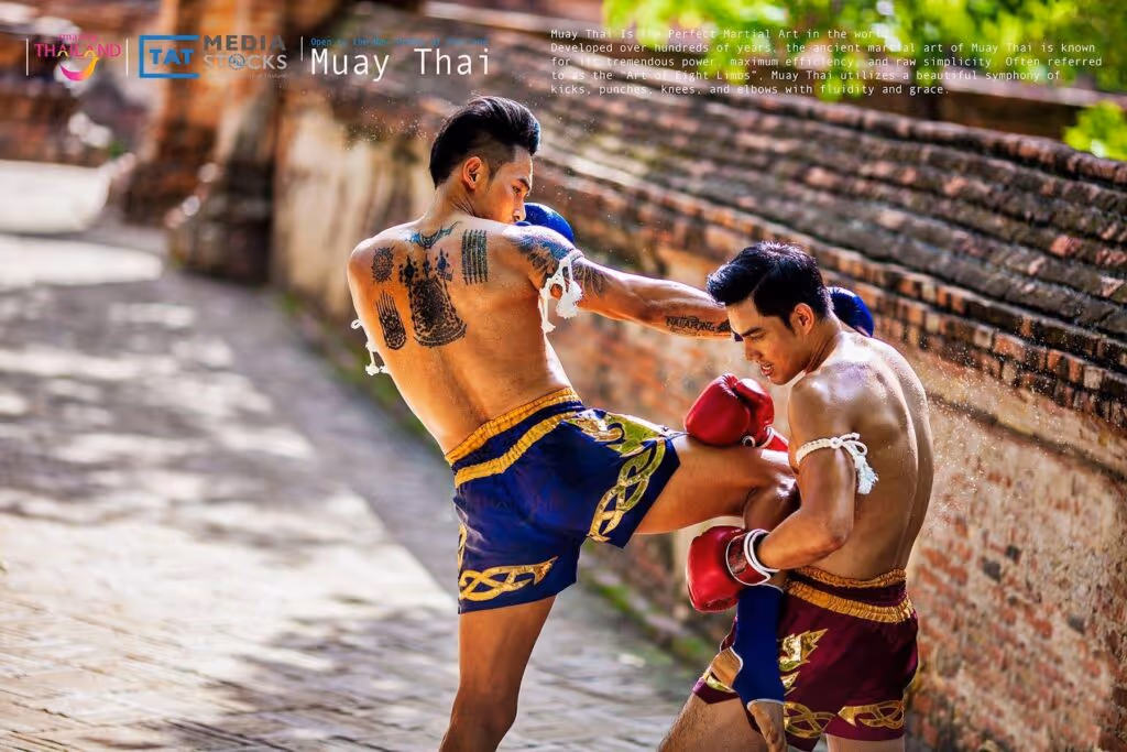 Kru Jay during his international Muay Thai seminar in United Kingdom