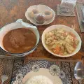 Thai food canteen meal served