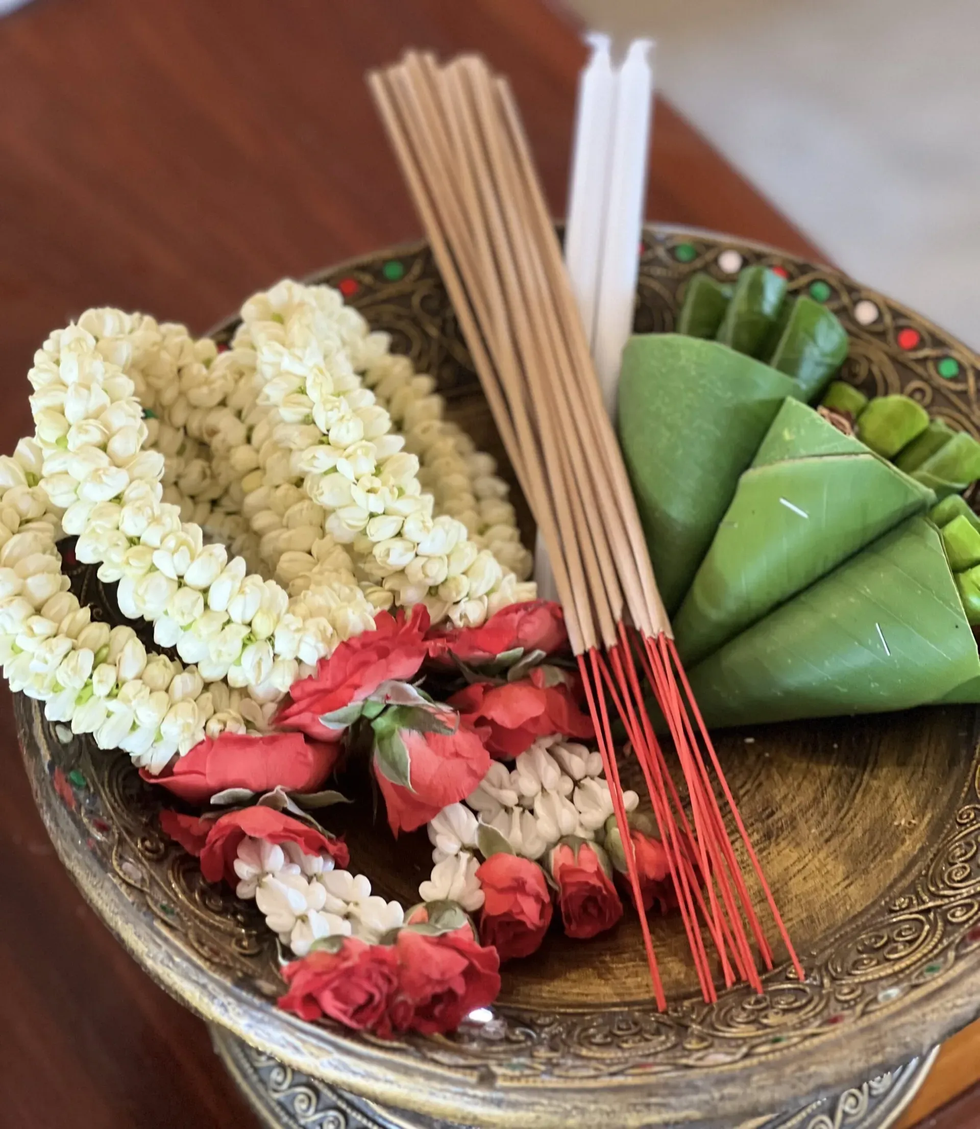 Sacred Thai Sak Yant ceremony accessories