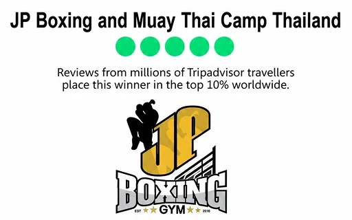 JP Boxing Gym Tripadvisor Travelers Choice Awards 2023-2026 details