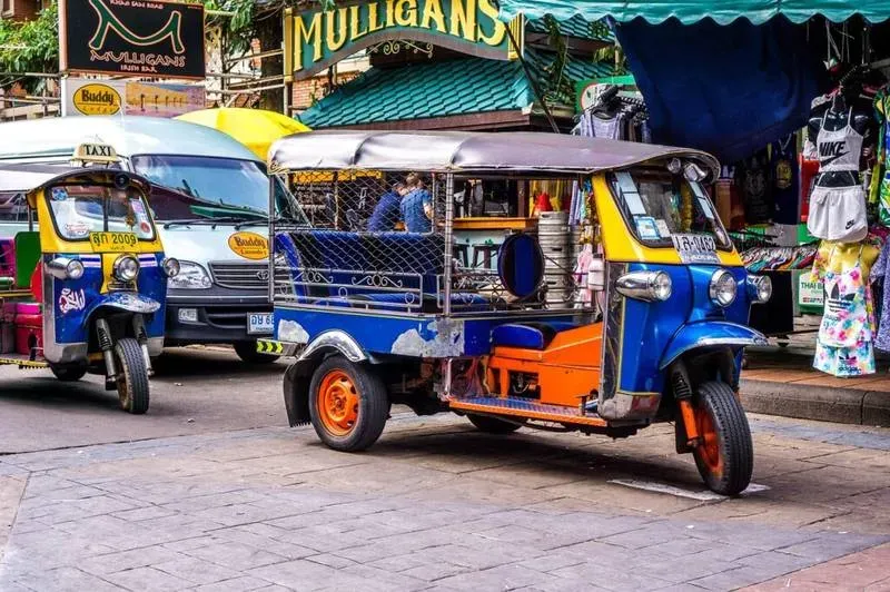 Thai tuktuk transportation