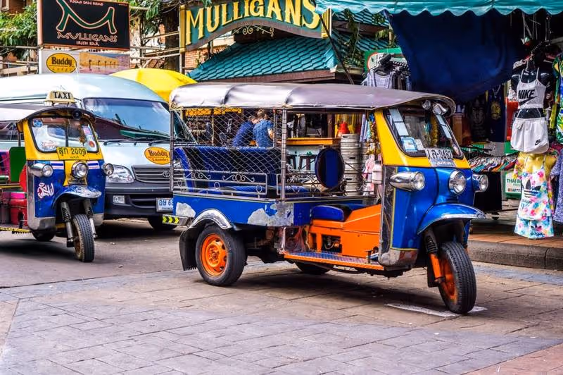 Thai tuktuk transportation