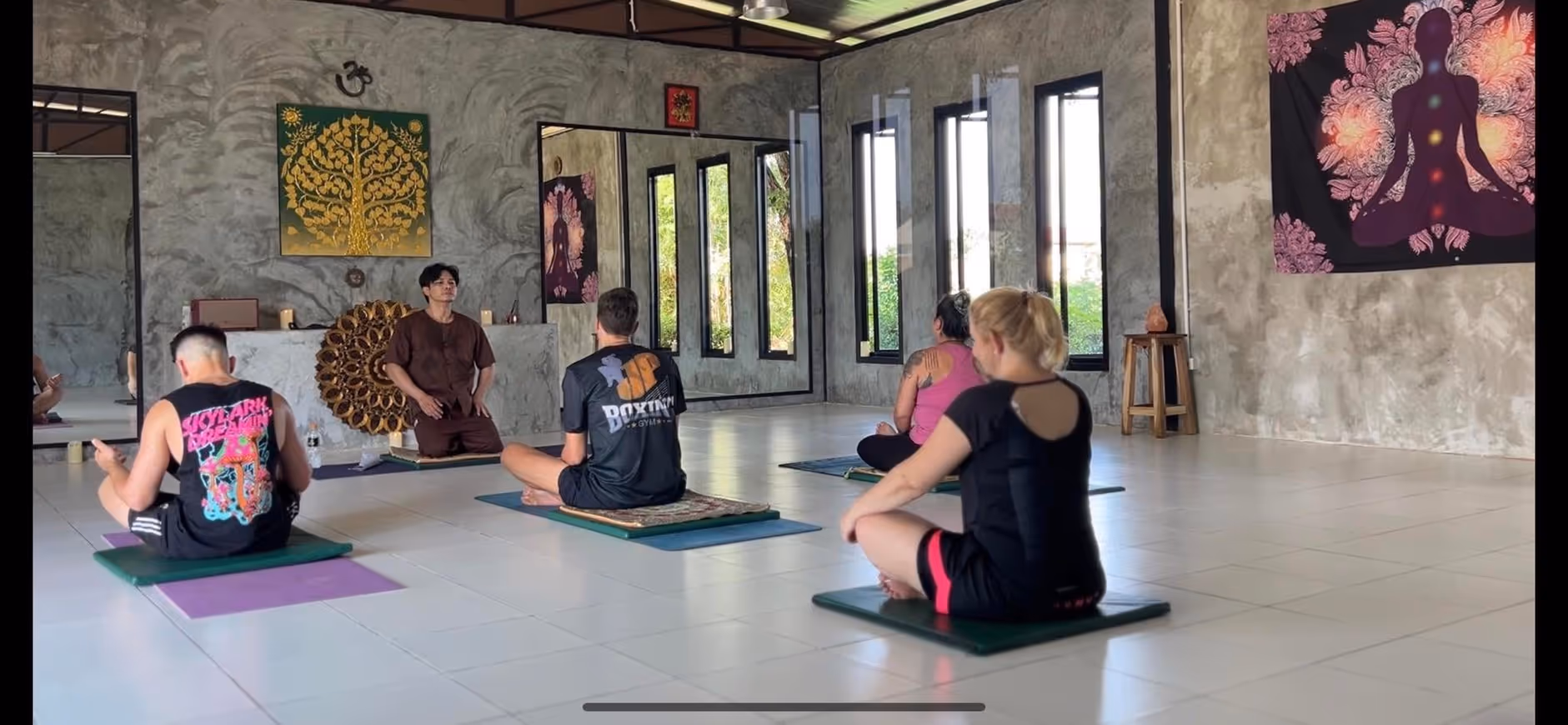 Serene atmosphere for mindfulness